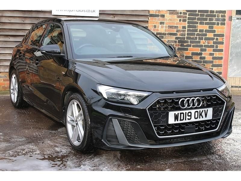 Black Used 2019 Audi A1 S-Line Hatchback | £13,695 (Fair price) - Image 1/4