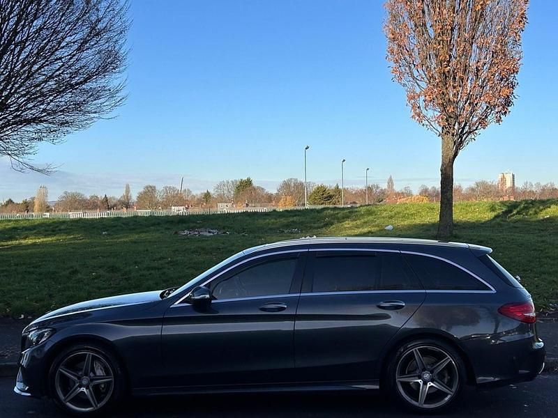 Used Mercedes C200 AMG Line Premium 184 HP (135 kW) 2014 Grey Estate