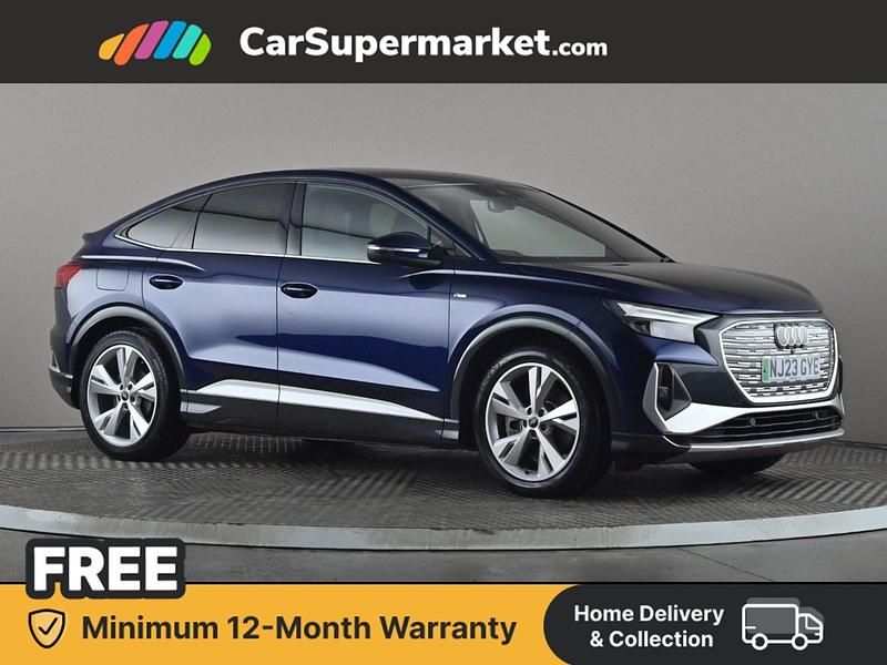 Used Audi Q4 e-tron S-Line 150 kW (204 HP) 2023 Blue SUV