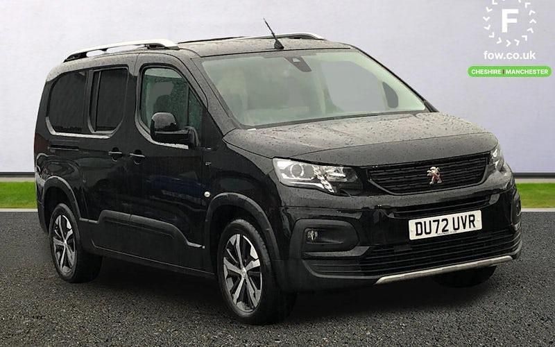 Black Used 2022 Peugeot Rifter GT MPV | £22,399 (Fair price) - Image 1/4