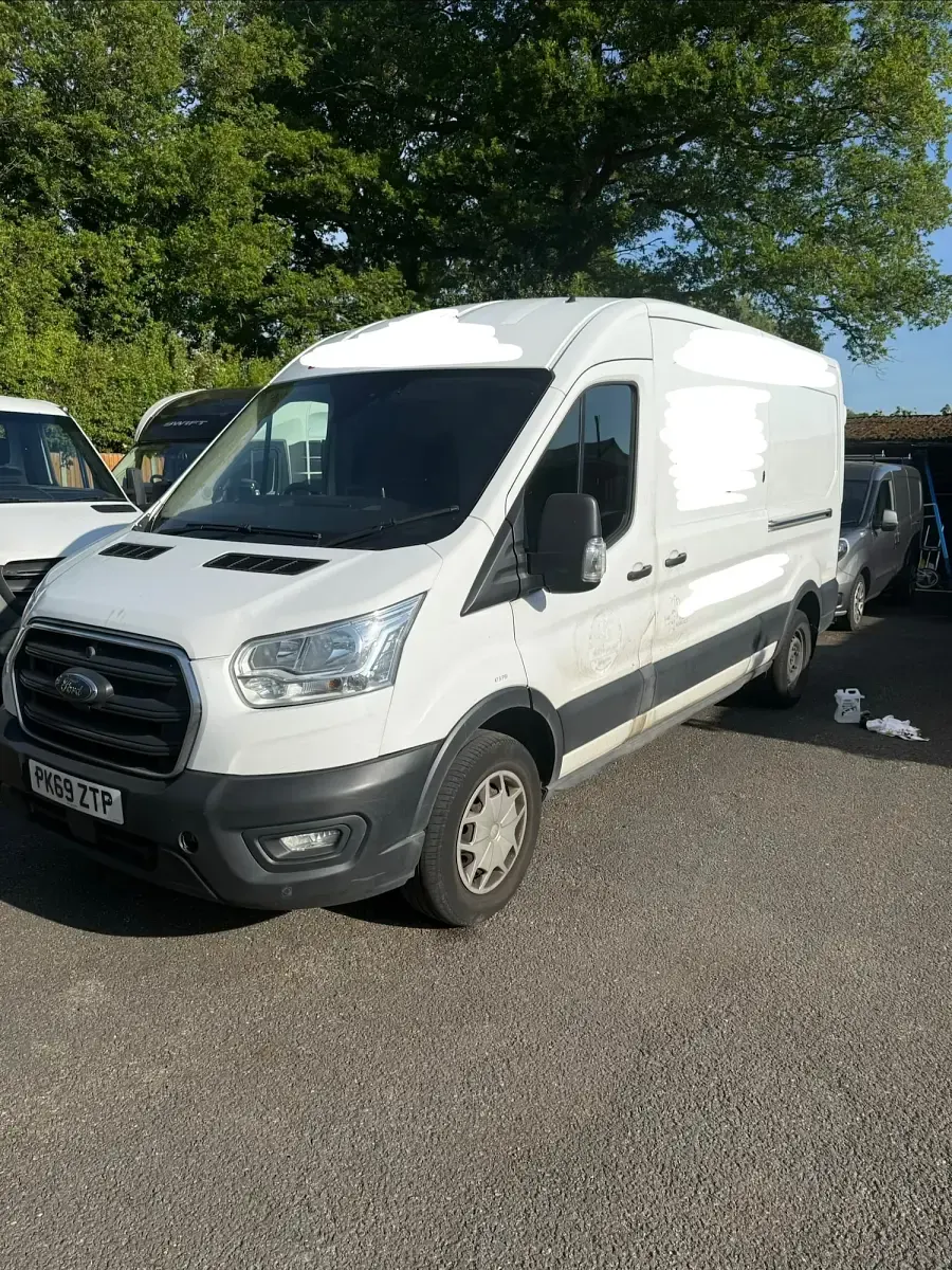 Used Ford Transit Trend 130 HP (95 kW) 2019 White Van