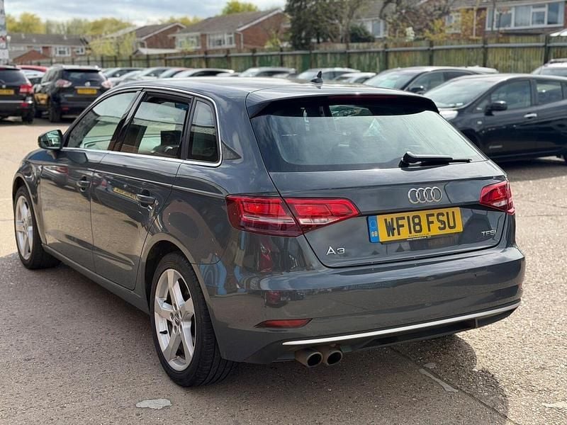 Begagnad Audi A3 Sport 2018 Grå Sedan