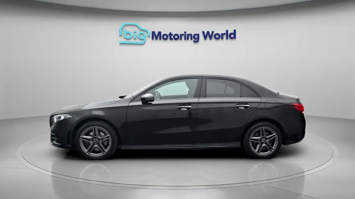 Used Mercedes A250 AMG line 259 HP (190 kW) 2022 Black Sedan