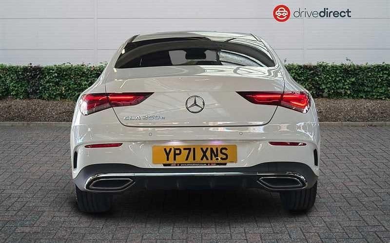 Used Mercedes CLA250e AMG Line Premium 218 HP (160 kW) 2021 White Sedan