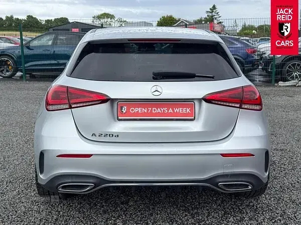 Used Mercedes A220 AMG line 190 HP (139 kW) 2021 Silver Hatchback