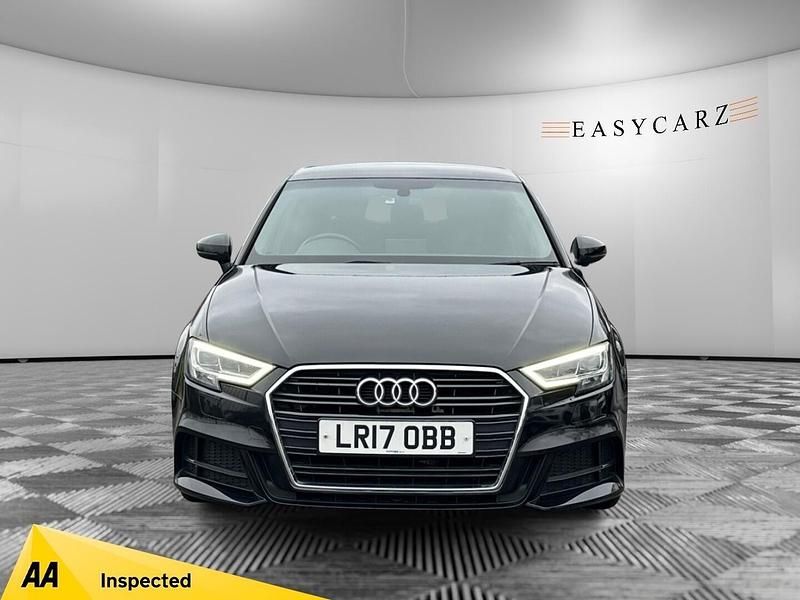 Black Used 2017 Audi A3 Sportback S-Line Hatchback | £11,595 - Image 1/3