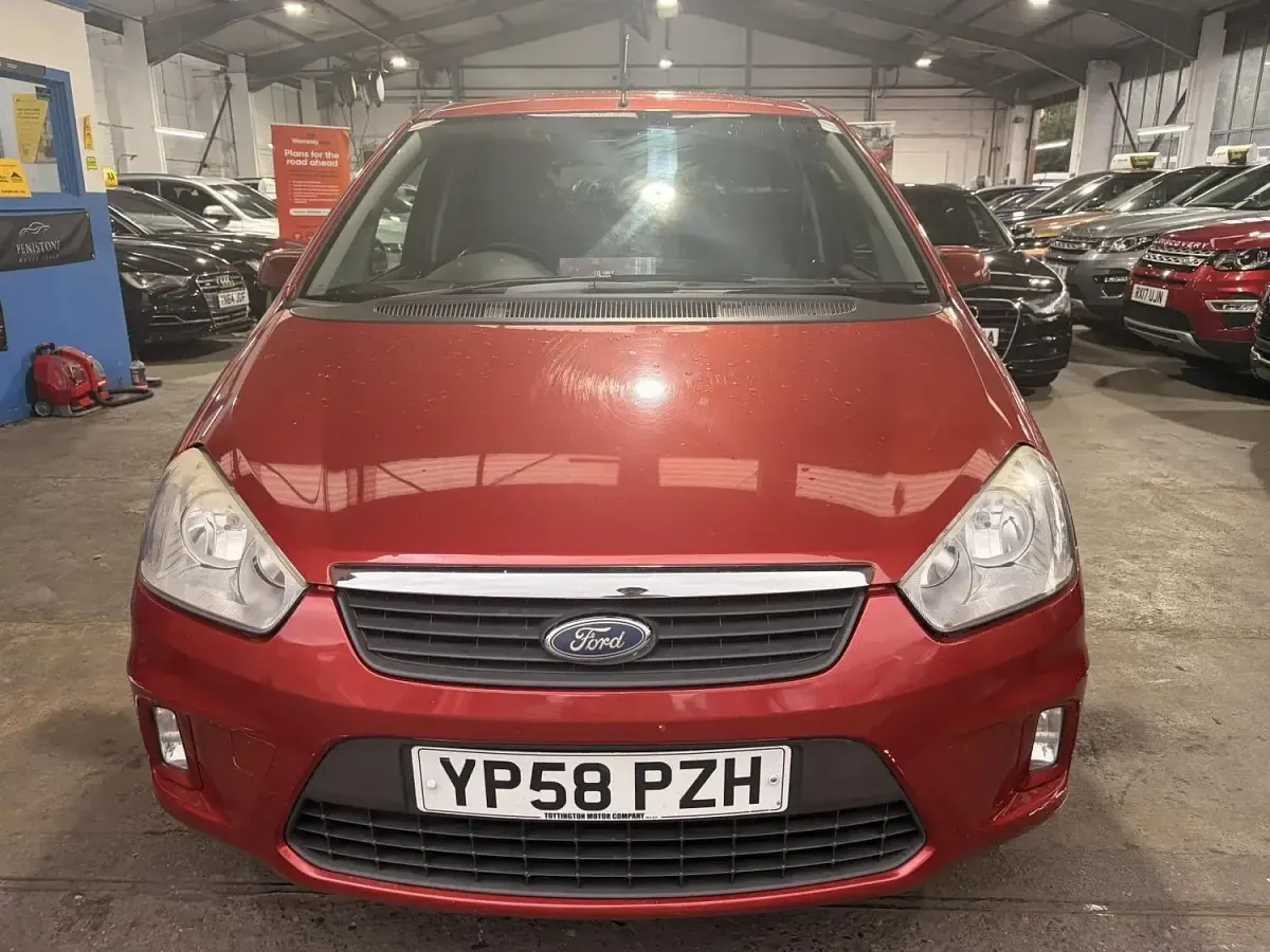 Used Ford C-MAX Zetec 145 HP (106 kW) 2008 Red MPV