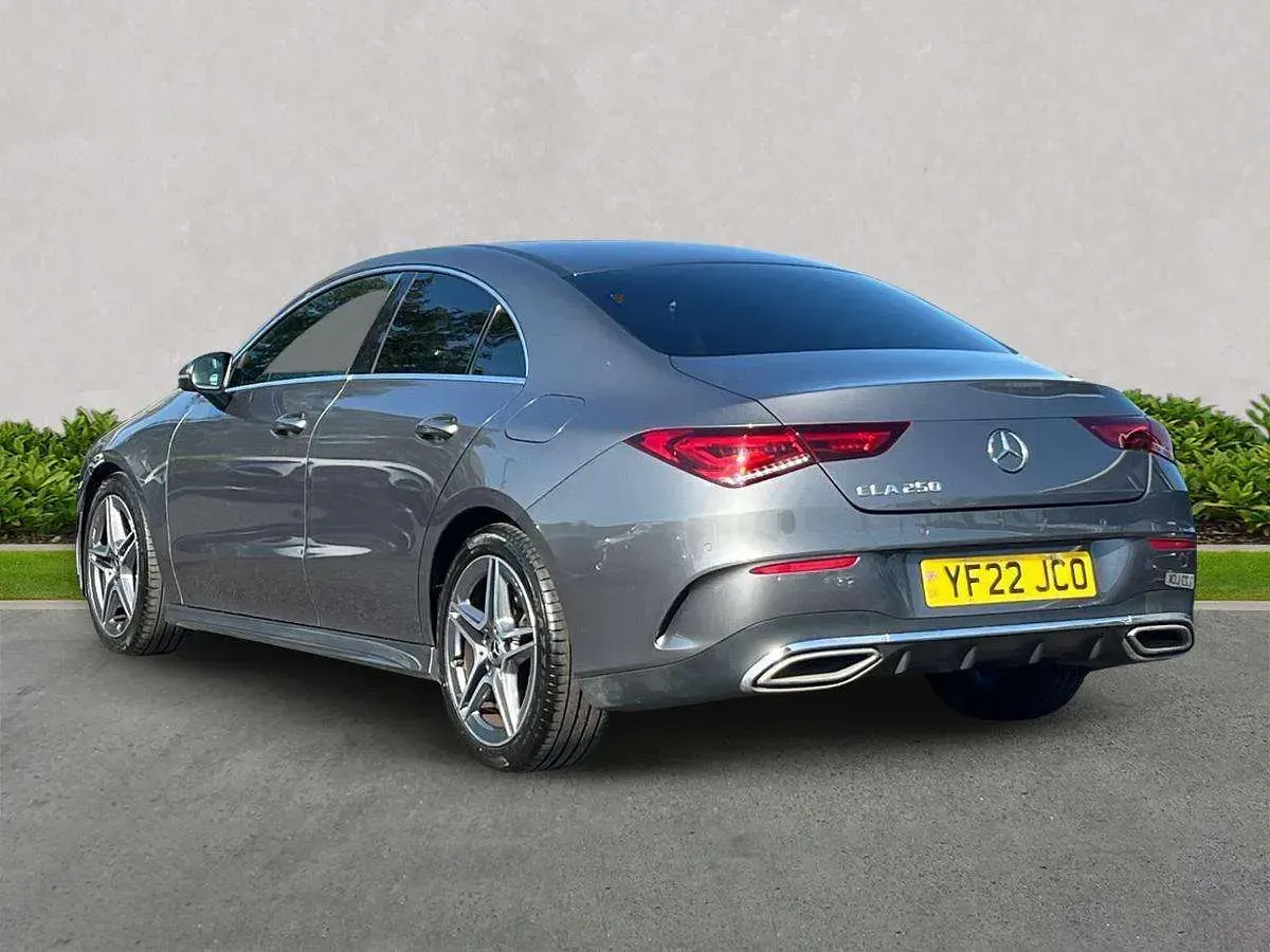 Used Mercedes CLA250 AMG line 224 HP (164 kW) 2022 Grey Coupe
