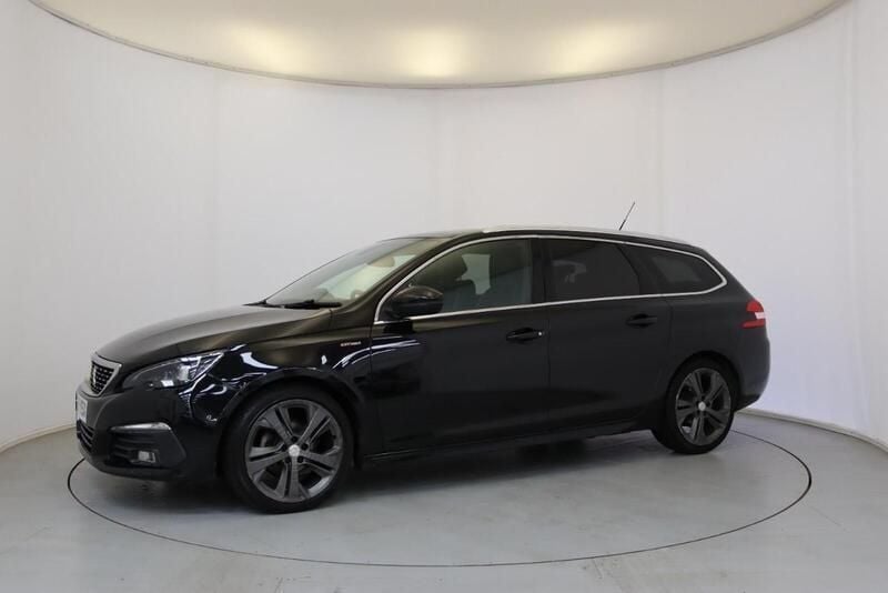 Black Used 2018 Peugeot 308 GT-line Estate | £8,599 (Fair price) - Image 1/3