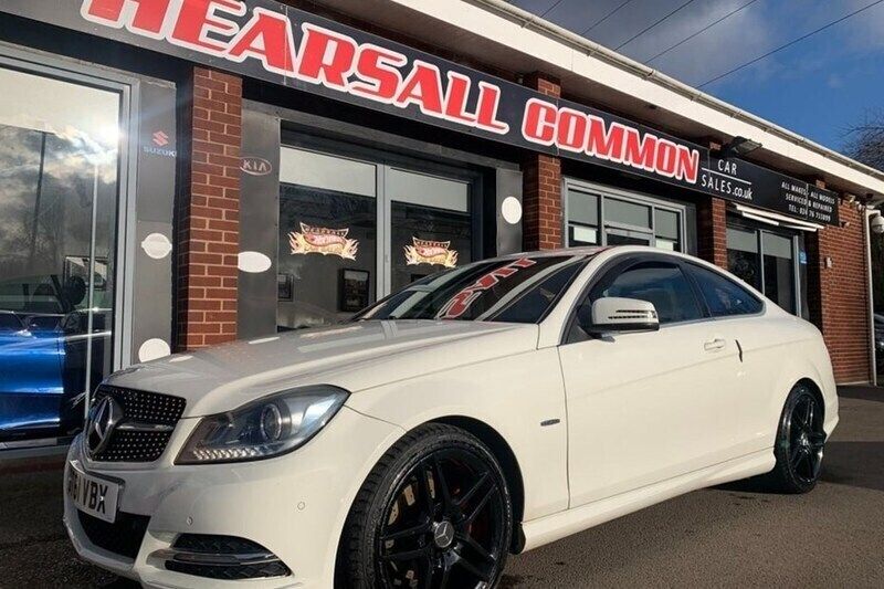 White Used 2012 Mercedes C220 Sport Edition Coupe | £4,250 (Good price) - Image 1/1