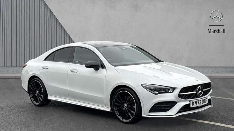 White Used 2023 Mercedes CLA220 AMG Line Premium Plus Sedan | £28,780 (Fair price) - Image 1/4