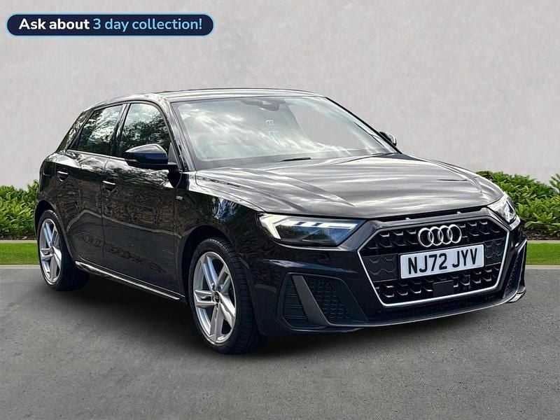 Black Used 2022 Audi A1 S-Line Hatchback | £19,997 (Good price) - Image 1/4