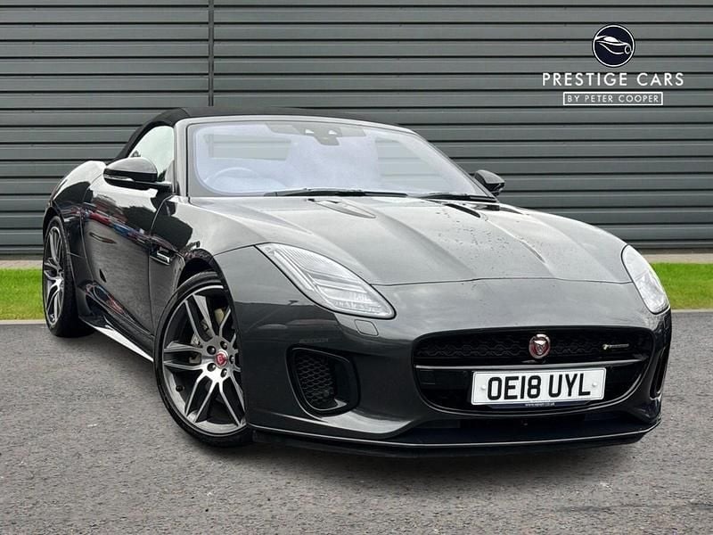 Grey Used 2018 Jaguar F-Type R-Dynamic Cabriolet | £29,491 (Fair price) - Image 1/4
