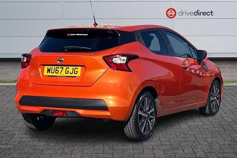 Used Nissan Micra N-Connecta 2017 Orange Hatchback
