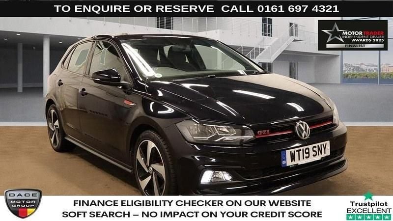 Black Used 2019 VW Polo GTI Hatchback | £15,470 (Good price) - Image 1/3