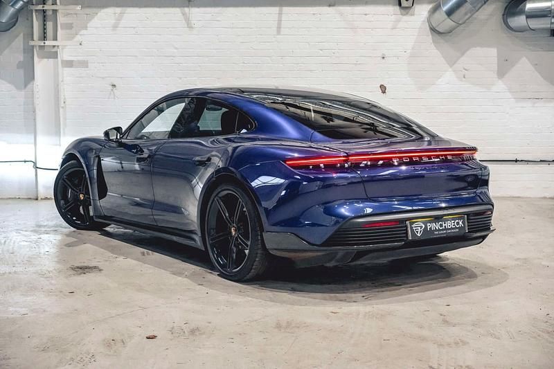 Used Porsche Taycan Turbo S 2020 Blue Sedan