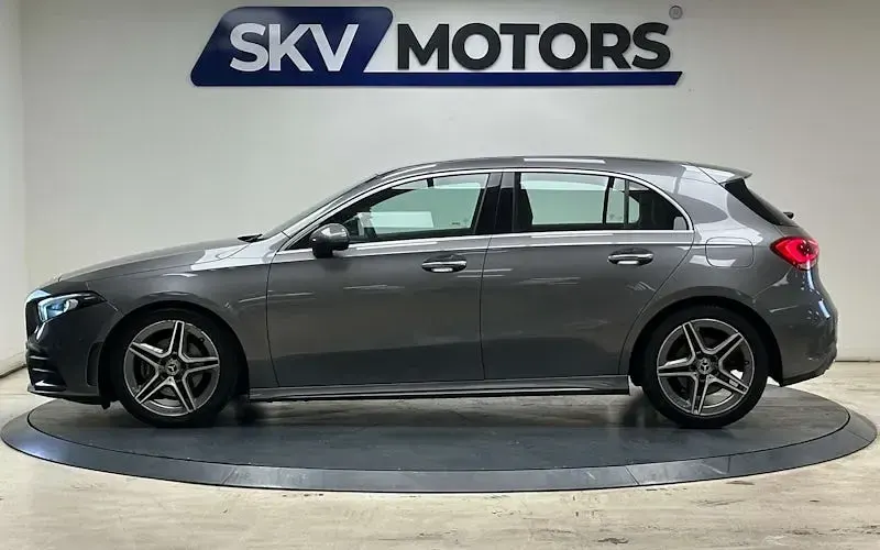 Used Mercedes A200 AMG Line Premium 163 HP (119 kW) 2019 Grey Hatchback