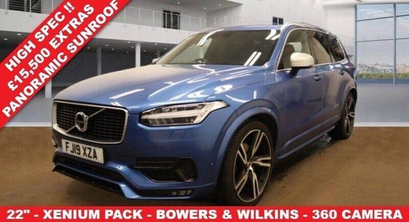 Blue Used 2019 Volvo XC90 R-Design Pro SUV | £26,990 (A bit pricey) - Image 1/4