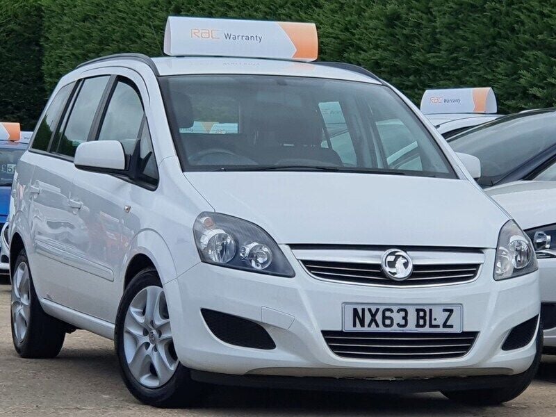 White Used 2013 Vauxhall Zafira MPV | £5,995 (Expensive) - Image 1/4