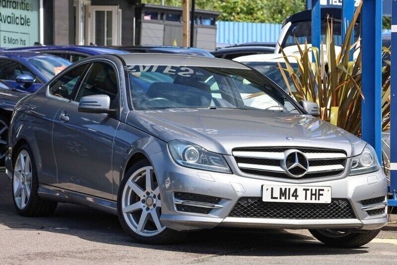 Silver Used 2014 Mercedes C220 Sport Edition Coupe | £7,991 (Super price) - Image 1/1