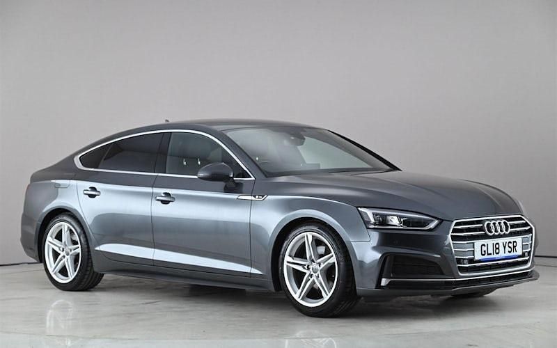 Used Audi A5 Sportback S-Line 190 HP (139 kW) 2018 Grey Hatchback