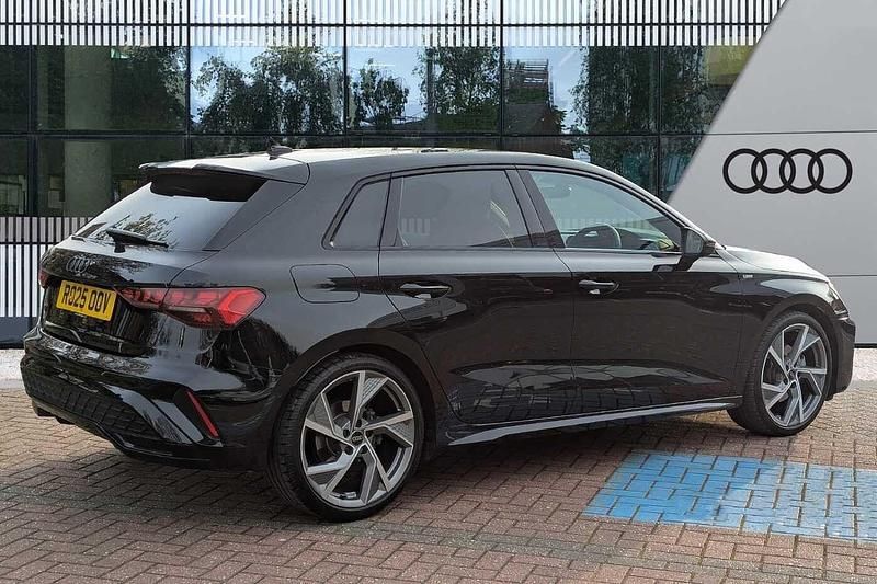 Used Audi A3 Sportback Black Edition 150 HP (110 kW) 2025 Black Hatchback