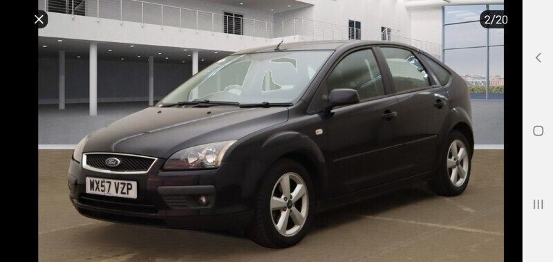 Black Used 2008 Ford Focus Zetec Hatchback | £995 (Good price) - Image 1/1