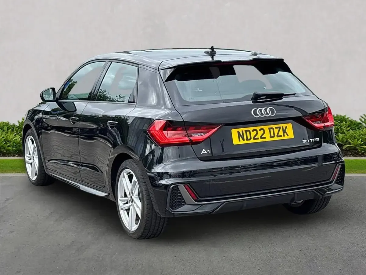 Used Audi A1 Sportback S-Line 110 HP (80 kW) 2022 Black Hatchback