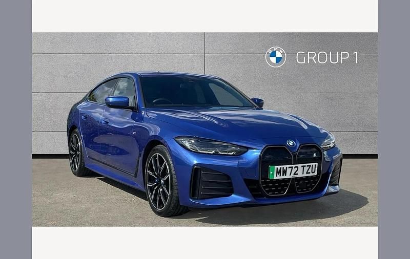 Blue Used 2022 BMW i4 M Sport Sedan | £32,992 (Fair price) - Image 1/4
