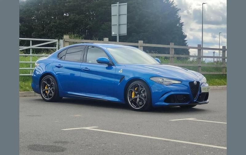 Used Alfa Romeo Giulia Quadrifoglio 510 HP (375 kW) 2022 Blue Sedan