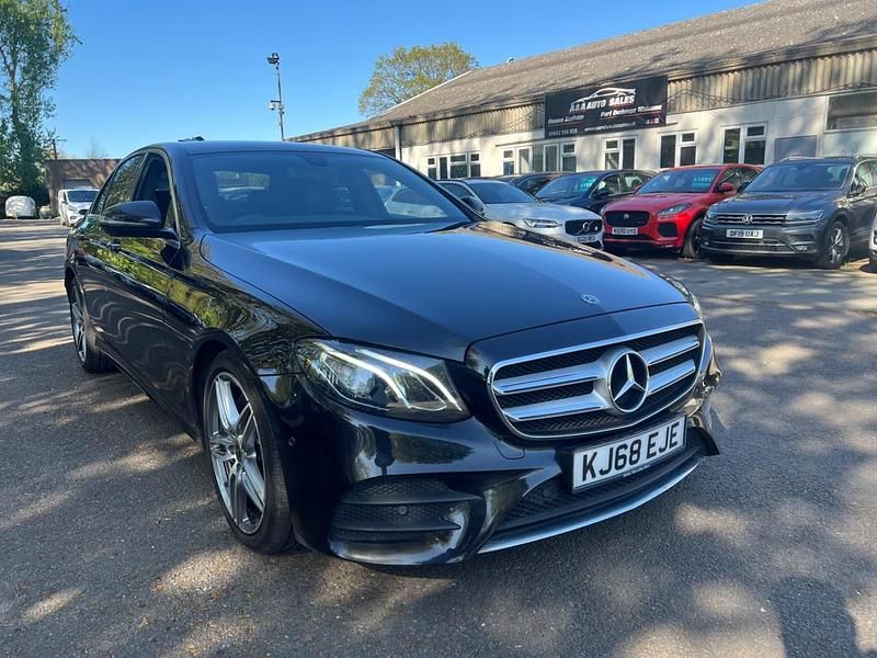 Used Mercedes E220 AMG line 194 HP (142 kW) 2019 Black Sedan