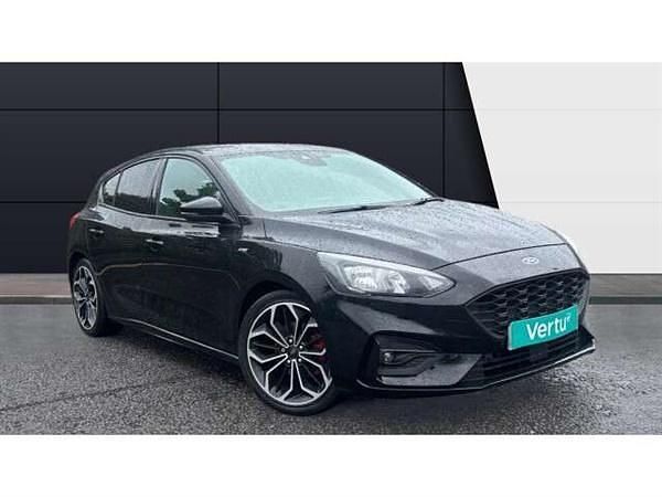 Black Used 2018 Ford Focus ST-Line X Hatchback | £10,272 (Fair price) - Image 1/4