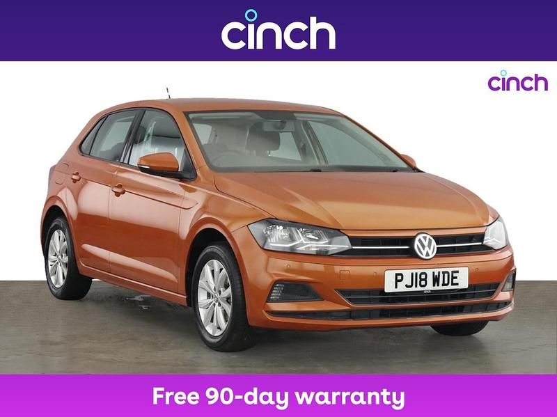 Orange Used 2018 VW Polo SE Hatchback | £9,749 (Fair price) - Image 1/3