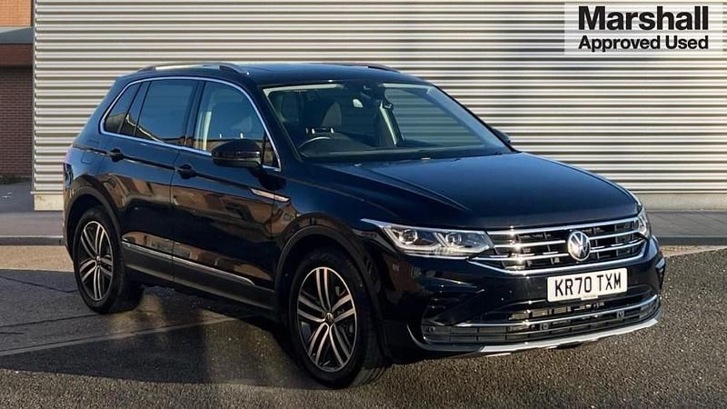 Black Used 2020 VW Tiguan Elegance SUV | £21,250 (Fair price) - Image 1/4
