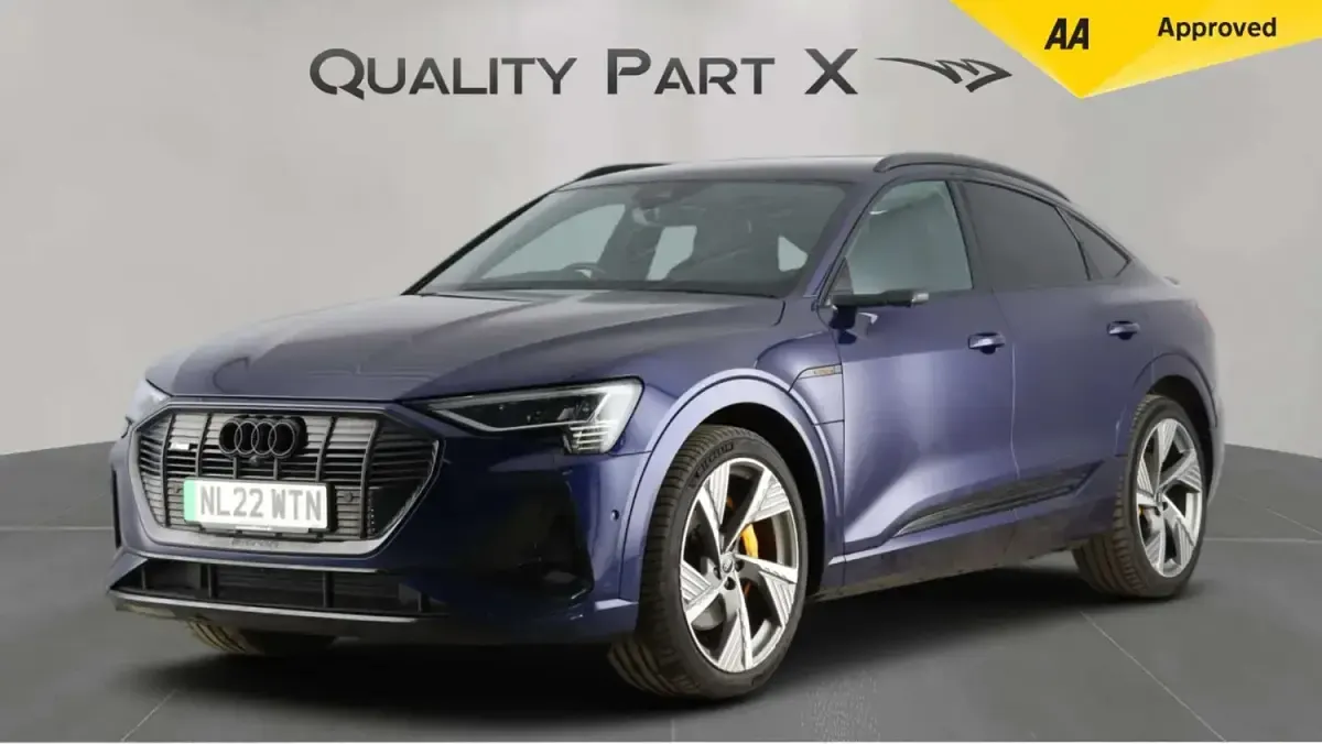 Used Audi e-tron 300 kW (408 HP) 2022 Blue SUV