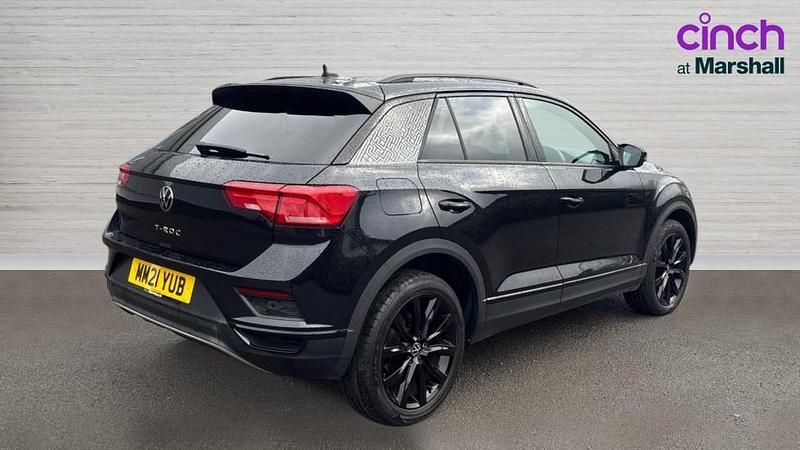 Used VW T-Roc Black Edition 150 HP (110 kW) 2021 Black SUV