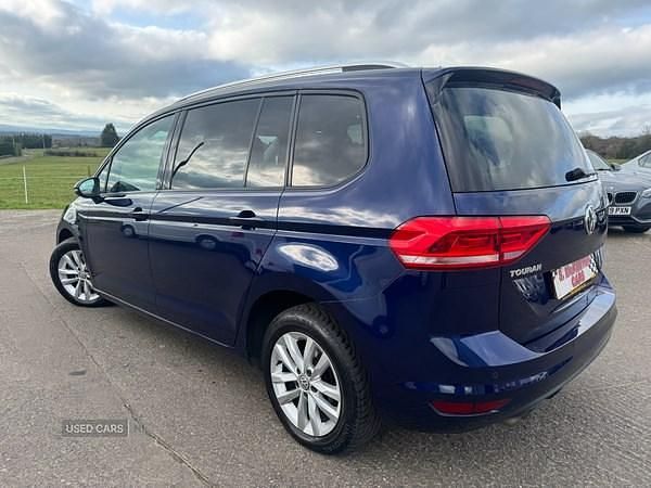 Used VW Touran Family 115 HP (84 kW) 2018 Blue MPV