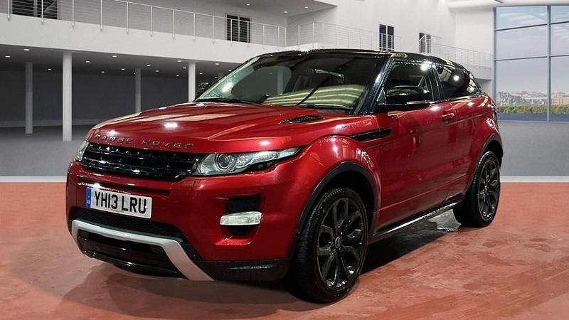 Red Used 2013 Land Rover Range Rover evoque Dynamic Coupe | £8,495 (Fair price) - Image 1/3