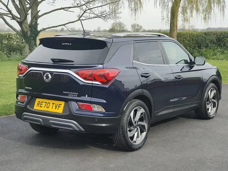 Used SsangYong Korando 134 HP (98 kW) 2021 Dandy blue SUV