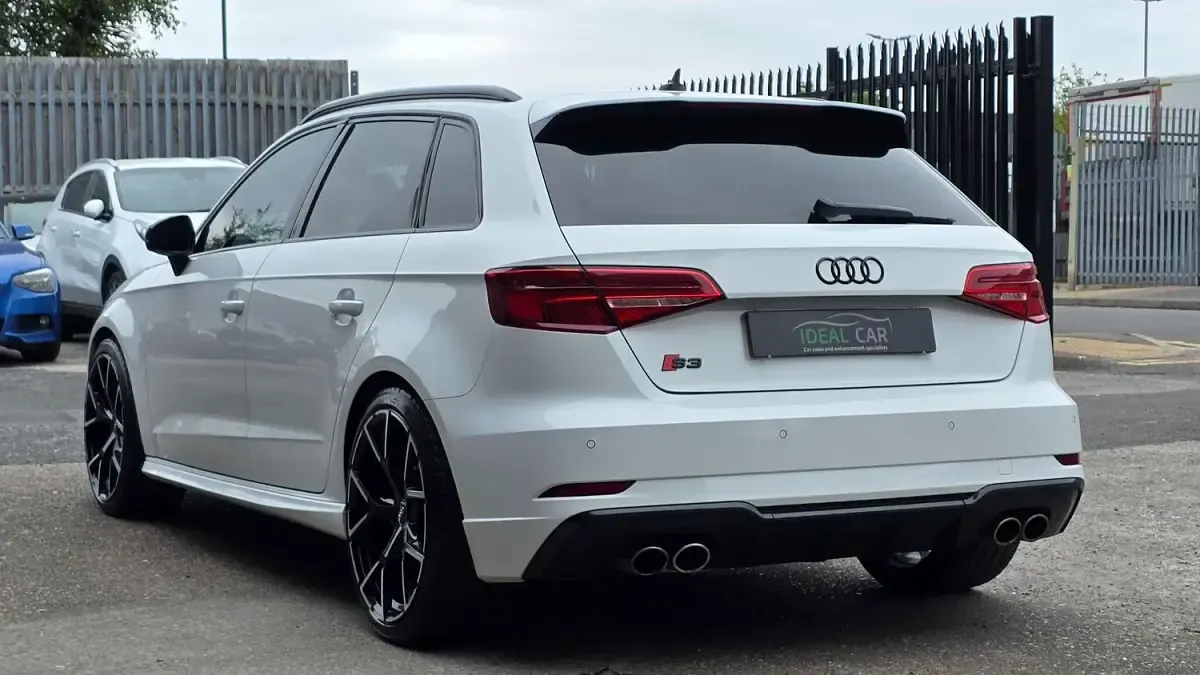 Used Audi S3 Sportback Black Edition 2019 White Hatchback