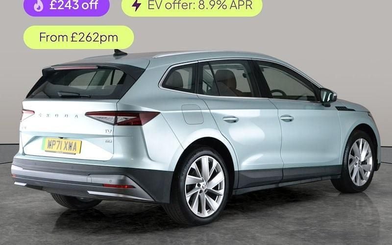 Used Skoda Enyaq iV ecoSuite 150 kW (204 HP) 2021 Silver SUV