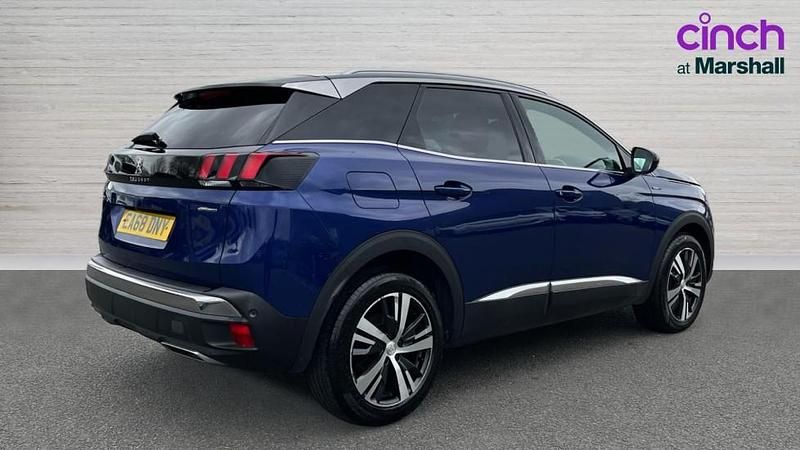 Used Peugeot 3008 GT-line 131 HP (96 kW) 2019 Blue SUV