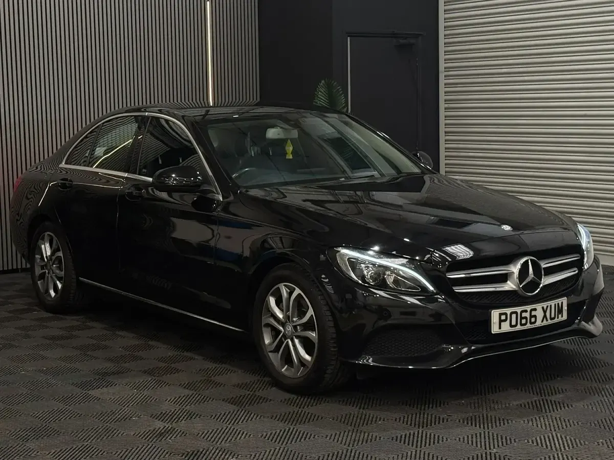 Used Mercedes C220 2016 Black Sedan