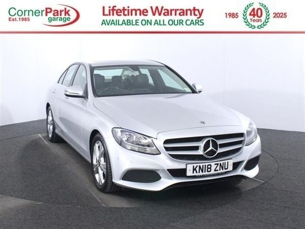 Silver Used 2018 Mercedes C220 Executive Sedan | £14,499 (Good price) - Image 1/1