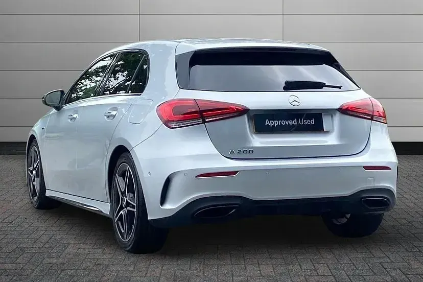 Used Mercedes A200 AMG line 161 HP (118 kW) 2022 Iridium silver Hatchback