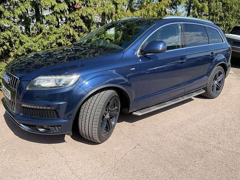 Used Audi Q7 S-line plus 245 HP (180 kW) 2012 Blue SUV