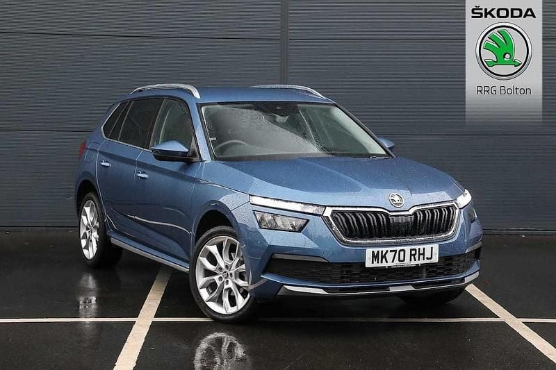 Used Skoda Kamiq SE L 110 HP (80 kW) 2020 Titan blue metallic SUV