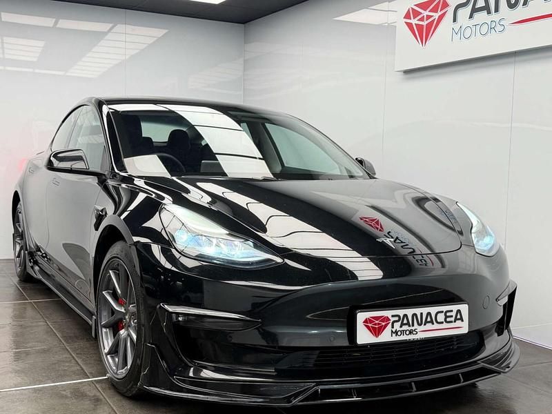 Used Tesla Model 3 Long Range AWD 366 kW (498 HP) 2021 Black Sedan