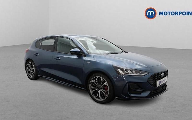 Blue Used 2023 Ford Focus ST-Line X Hatchback | £15,949 (Good price) - Image 1/4