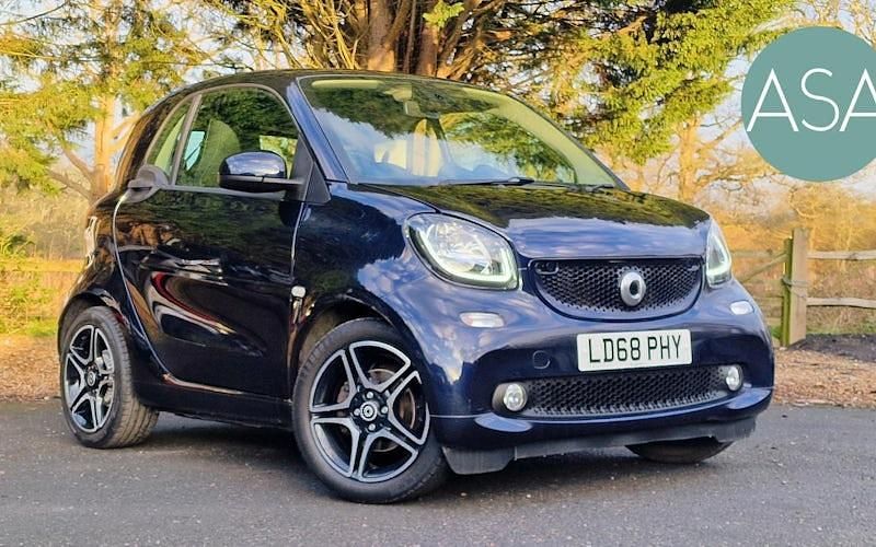 Used Smart ForTwo Coupé 90 HP (66 kW) 2018 Blue Coupe